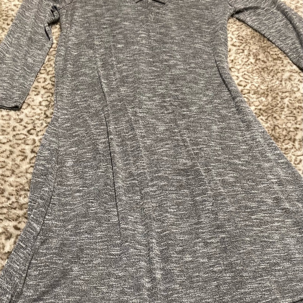 Long sleeve casual, knee high office dress